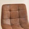 Techno Fabric Bar Chair (Set of 2) Comfortable - Brown / Black - Image 13