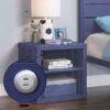 Cargo - Nightstand With USB - Blue - Image 5