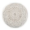 Coates - Round Macrame Pouf - Natural - Image 6