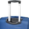 Softside Luggage Expandable 3 Piece Set Suitcase Upright Spinner Softshell Lightweight Luggage Travel Set - Blue - Image 9