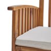 Casa - Rustic Dining Chair Set With Cushions, Acacia Wood, 2 Pieces - Brown - Image 14
