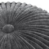 Renee - Round Pouf - Slate Gray - Image 3