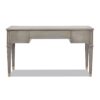Dauphin - 3 Drawer Executive Desk - Gray Cashmere - Image 2