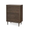 Farhart - Mid Century Modern 4 Drawer Dresser - Walnut - Image 4