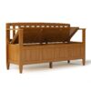 Brooklyn - Entryway Storage Bench - Light Golden Brown - Image 3