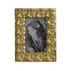 Vintage Photo Frame With Flower Design - Gold - Image 2