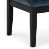 Lacey - Tufted Ottoman Bench - Distressed Dark Blue - Image 5
