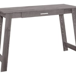 Computer Desk For Home Office, Laptop, Storage Drawers, Modern - Gray