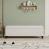 Storage Ottoman For Living Room, Bedroom - White - Image 2