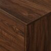 Contemporary 2 Door Minimalist TV Stand For TVs Up To 80" - Dark Walnut - Image 3