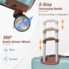 Hardshell Luggage Sets 4 Pieces 20" / 24" / 28" Luggages And Cosmetic Case Spinner Suitcase With Tsa Lock Lightweight - Green - Image 6