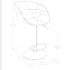 Archer - Bentwood Adjustable Swivel Bar Stool - Black - Image 9