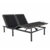 Queen Size Flex Head Quick Assembly Adjustable Bed Frame With Voice Activated Controls - Black - Image 3