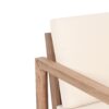 4 Pieces Acacia Wood Patio Furniture Set, Outdoor Furniture With Coffee Table, Patio Conversation Set Deep Seating With Soft Cushion, Porch Chairs For Backyard Porch Balcony - Brown Wash / Beige - Image 22