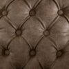 French Style Solid Wood Frame Antique Painting, Hand-Pulled Buckle Decoration Artificial Leather Dining Chair With Nailhead Trim, Wood Legs, Density Foam, Steel Spring Inner (Set of 2) - Brown - Image 10