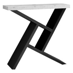 Accent Console Table For Entryway, Contemporary And Modern - Black