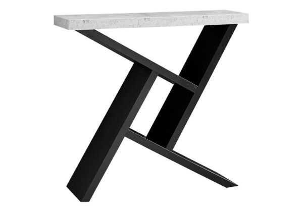 Accent Console Table For Entryway, Contemporary And Modern - Black
