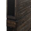 King Industrial Farmhouse Designed Bed With Bluetooth - Brown - Image 3