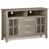 Kitchener - Tall TV Media Stand - Distressed Gray - Image 3