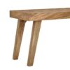 Artisan - Handcrafted Mango Wood Bench Rustic Boho Style - Natural - Image 6