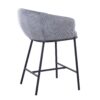 Ashland - Contemporary Counter Stool (Set of 2) - Black / Gray - Image 4