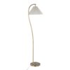 Cassis - Glam / Art Deco Floor Lamp Pleated - Gold / White - Image 4