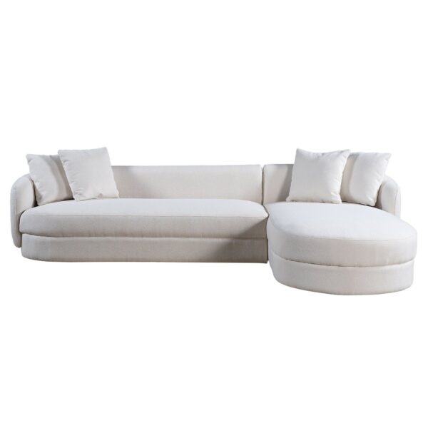 Chandler - Right Sectional Sofa - Cream