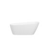 Acrylic Freestanding Soaking Bathtub With Integrated Slotted Overflow And Brushed Nickel Toe-Tap Drain, Cupc C Ertified, 02141-Bn - Glossy White - Image 9