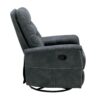 Korka - Swivel Gliding Recliner - Gray - Image 3