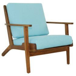 Connor - Lounge Chair - Sky Blue