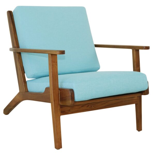 Connor - Lounge Chair - Sky Blue