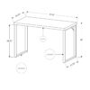 Computer Desk For Home Office, Laptop, Modern Convenient Design - White - Image 5