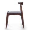 Candescent - Dining Chair With Curved Back And Wood Frame (Set of 2) - Light Gray - Image 7
