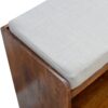 Pull Out Shoe Bench - Chestnut / Mud Linen - Image 5