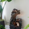 Decorative Water Foutain With Otter Design, With Light And Pump, For Indoor And Outdoor - Brown - Image 8