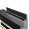 Twin Size Upholstered Daybed With Storage Armrests, Trundle And Latest Integrated Bluetooth Audio System - Gray - Image 9