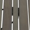 Temptation - Outdoor Foldable Side Table With Slat Design - Gray - Image 9