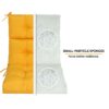 2 Piece High Back Patio Chair Cushion Set, Tufted Adirondack And Rocking Chair Cushions For Garden, Porch Or Office Use - Yellow - Image 8