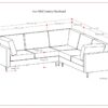 Ava - Mid Century Corner Sectional Sofa - Gray - Image 19