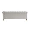 Chesterfield - Velvet Sofa 84.65" For Living Room - Beige - Image 6