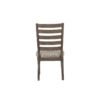 Casual Side Dining Chair With Ladder Back (Set of 2) - Gray - Image 3