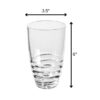 Leading Ware Swirl Acrylic Glasses Drinking (Set of 4), Bpa Free Hi Ball Water Tumblers, 20Oz Plastic - Clear - Image 6
