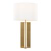 Cosmo - Glam Table Lamp - Antique Brass / White - Image 2