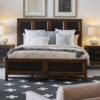 Branson - King Size Panel Bed, Two Tone - Brown - Image 4