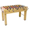 Hurricane - Foosball Table For Family Game Rooms With Light Cherry And Free Accessories - Brown - Image 18