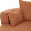 360° Swivel Chair Accent Barrel Chair Swivel Round Sofa Chair With 3 Removable Pillows For Living Room, Office And Hotel - Orange Red - Image 20