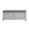 Mariano - Storage Bench - Gray - Image 2