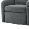 Eddie - Swivel Chair With Durable Hemp Like Fabric And 360 Degree Swivel - Gray - Image 11