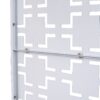 Outdoor & Indoor Privacy Screen Metal Privacy Screen, Freestanding Decorative Privacy Screen For Deck Balcony, Privacy Fence Panels - White - Image 6