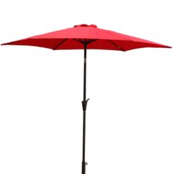 9' Pole Umbrella With Carry Bag - Red